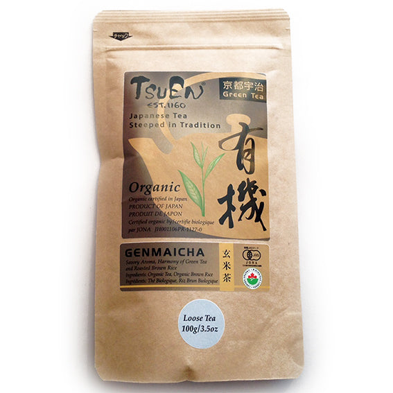 Tsuen Tea Organic Genmaicha Loose Tea 100g